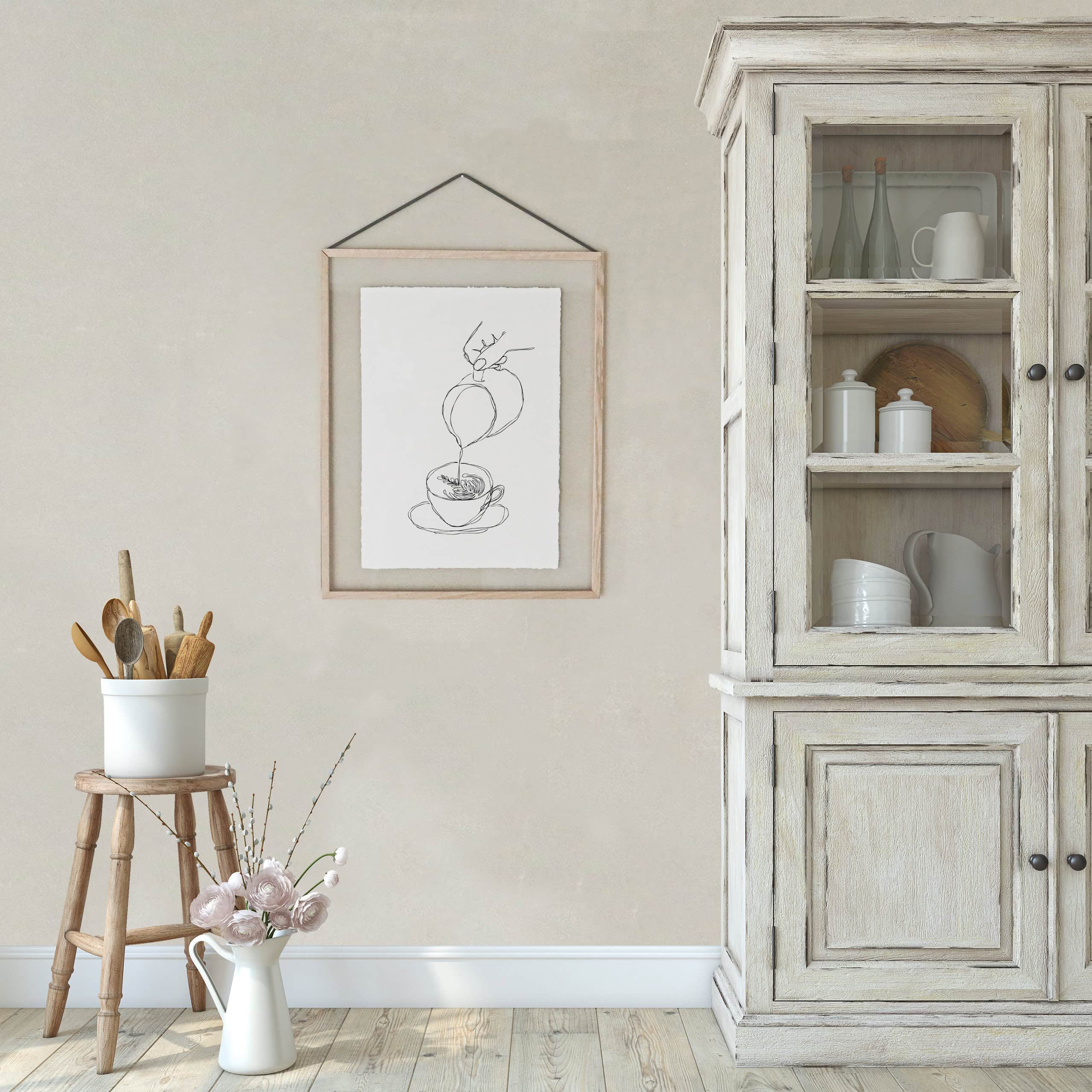 heylittlegreen-Kunstdrucke-Artprints-handgeschöptes Büttenpapier-Kaffee-Cafe-Barista-Latte-Art-Kaffeeliebhaber-Geschenk-3