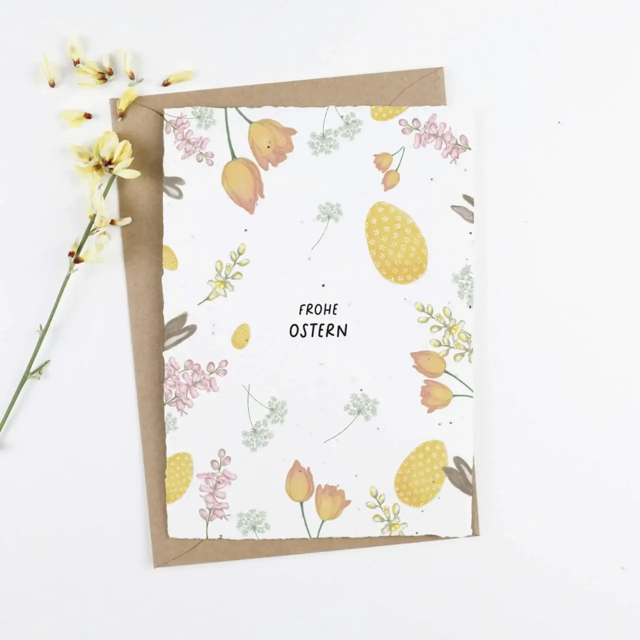 Samenkarte "Frohe Ostern"