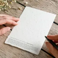 heylittlegreen-handgeschöpftes Saatpapier-Osterkarte-Osterhase-Rückseite