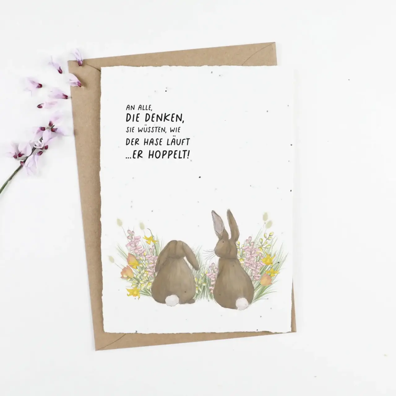 Samenkarte "Wie der Hase läuft"