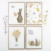 heylittlegreen-handgeschöpftes Saatpapier-Osterkarten-Set