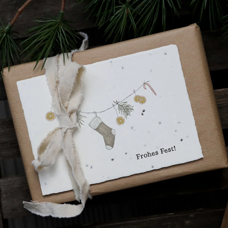 Samenkarte "Frohes Fest" – Bild 5