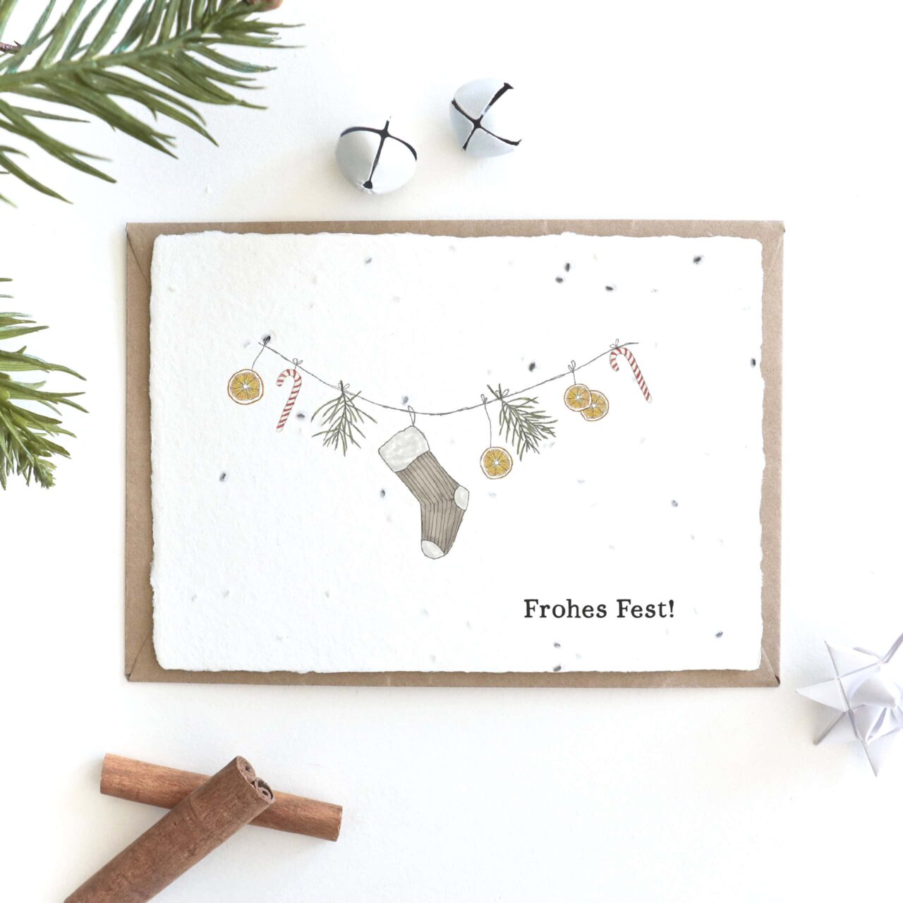Samenkarte "Frohes Fest"