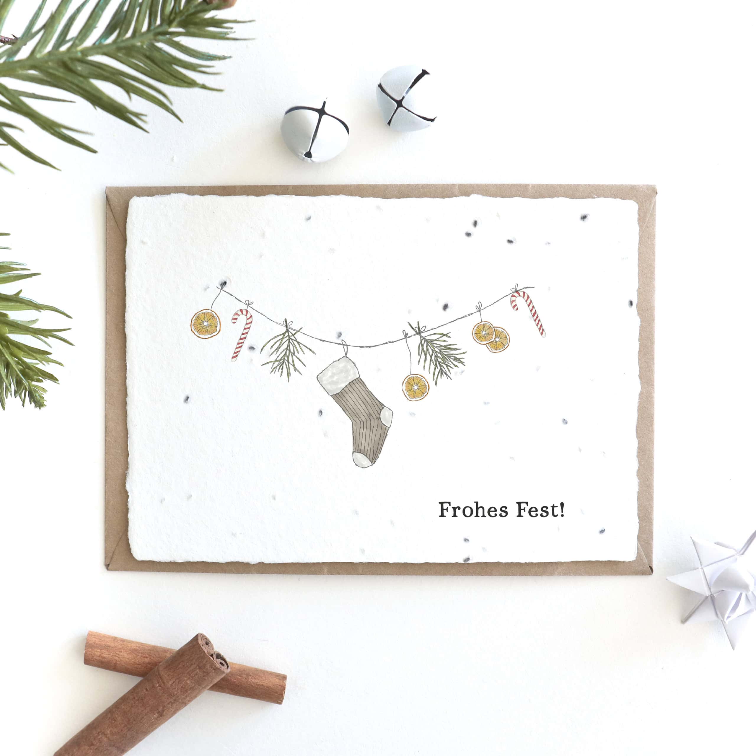 heylittlegreen-handgeschöpftes-Saatpapier-Weihnachtskarte-Frohes-Fest-mit-Socken (1)