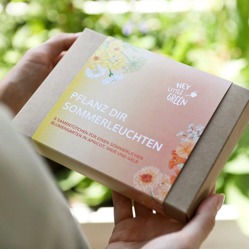 Samentütchen-Set von heylittlegreen in Verpackung zum Verschenken